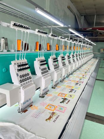 Máy thêu vi tính 20 đầu: Giải pháp nâng cao năng suất cho xưởng thêu
